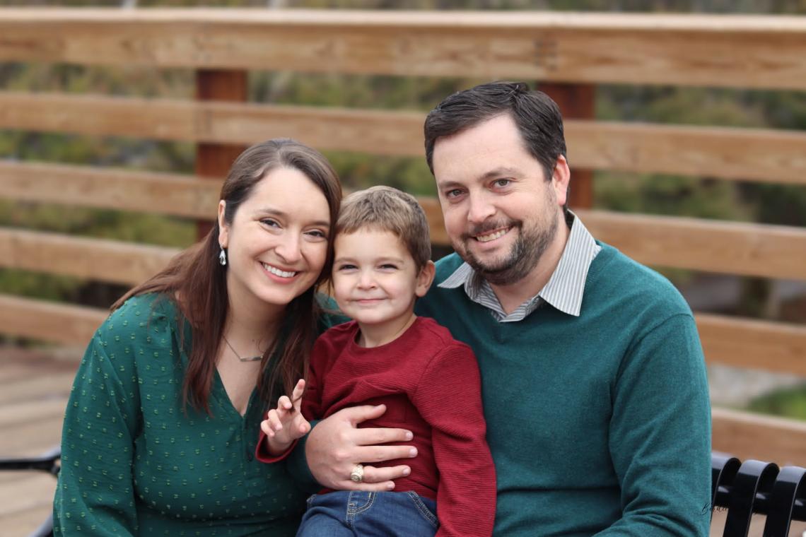 Garrett Rowe and family